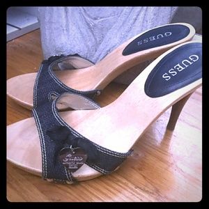 Guess Mules Denim size 8.5